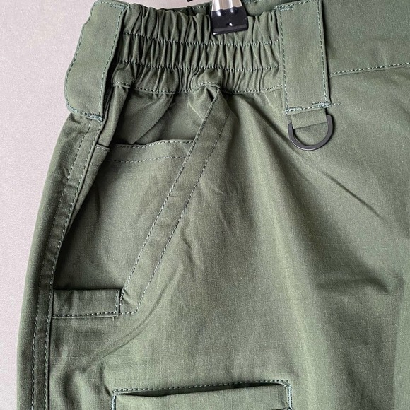 Tactical Pants 9 Pockets Green sz 2XL utility cargo pants NWT - Picture 11 of 16